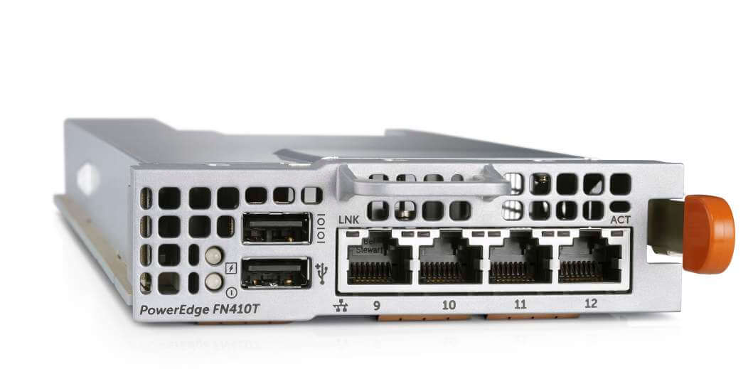 Dell PowerEdge FN410T 10GBaseT IOA (Input/Output Aggregator).